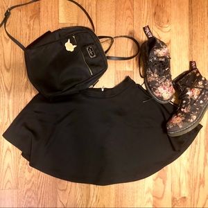 Cute Black Skater Skirt